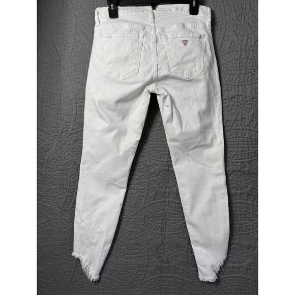 Guess Couture LA ECO Sexy Curve White  Stretch Jeans Mint Condition Women' SZ 26 - Picture 8 of 9